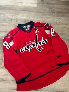 Alex Ovechkin Washington Capitals Red Hockey Jersey Sweater